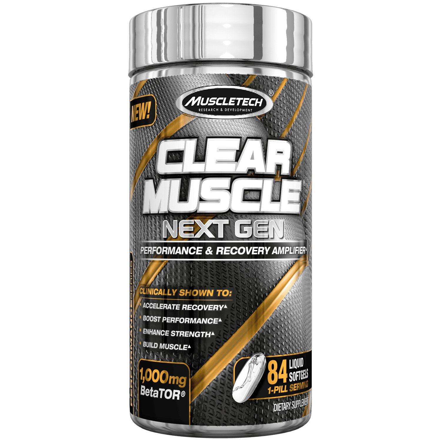 MuscleTech Clear Muscle Next Gen Post Workout Muscle Recovery Supplement, Accelerate Muscle Recovery & Reduce Muscle Breakdown, 84 Servings