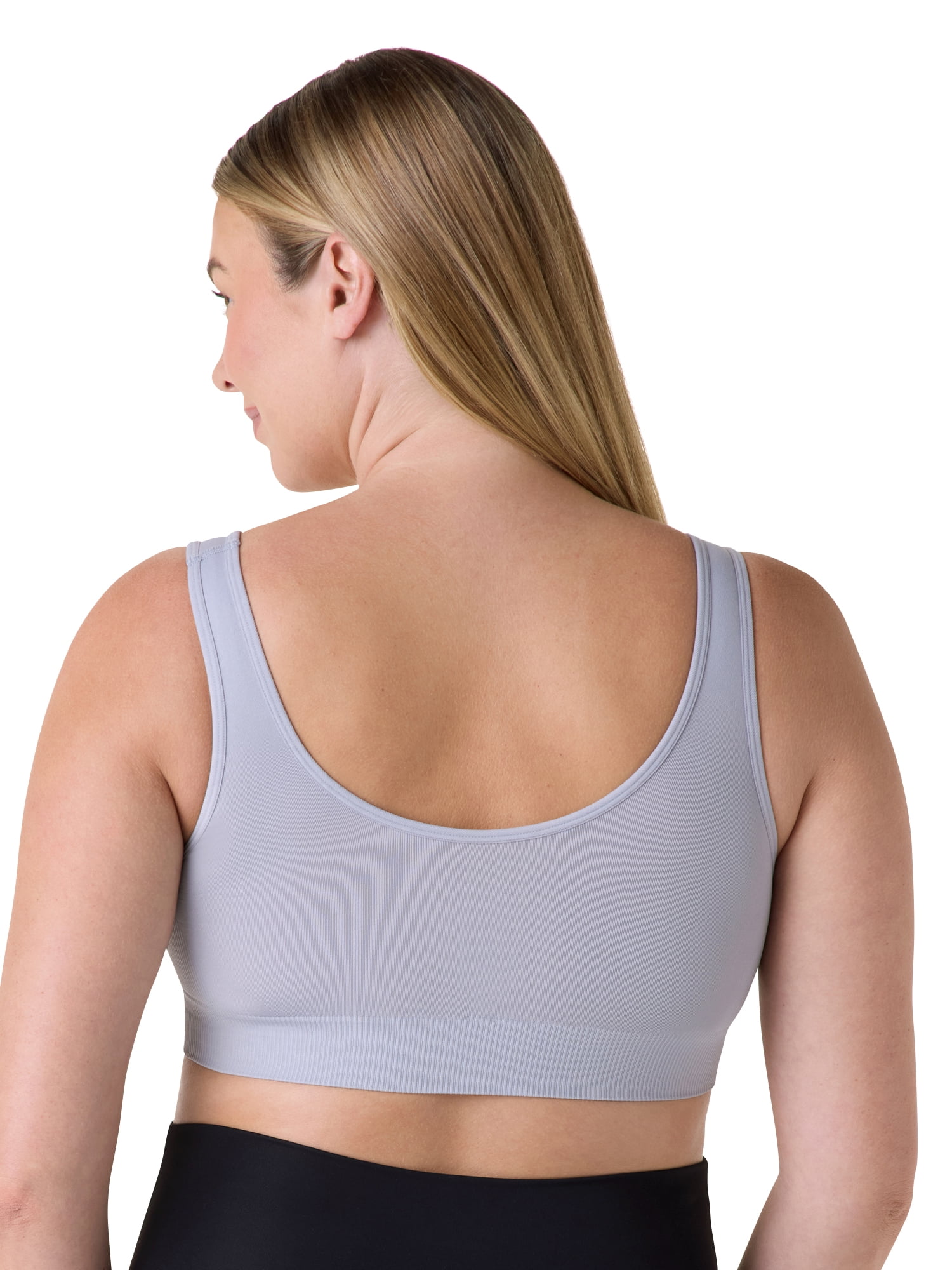 Ingrid & Isabel For Every Belly Women's Maternity & Nursing Seamless Crossover Bra, 2-Pack, SizesXS-4XL