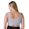 thumbnail image 4 of Ingrid & Isabel For Every Belly Women's Maternity & Nursing Seamless Crossover Bra, 2-Pack, SizesXS-4XL, 4 of 9