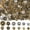 Shape13, variant on 240Pcs 12 Styles Spacer Flower Beads Caps Antique Bronze Beads Mixed Tibetan Beads for Jewellery Making DIY Keyring Bracelet Necklace Earring