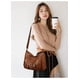thumbnail image 4 of Bolso de hombro para mujer de piel sintética suave de gran capacidad, 4 of 4