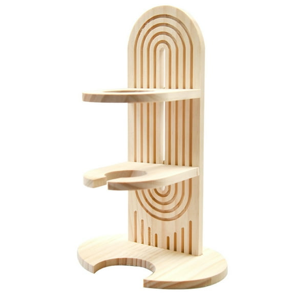 Hamster Water Bottle Wood Stand Holder for Small Sized Pets Rat Hedgehog