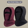 thumbnail image 7 of Outdoor Winter Warm Hat, Sports Ski Head Cover, Neckband Integrated Cycling Mask, Windproof Fleece Thermal Full Faces Head Hat, 7 of 7