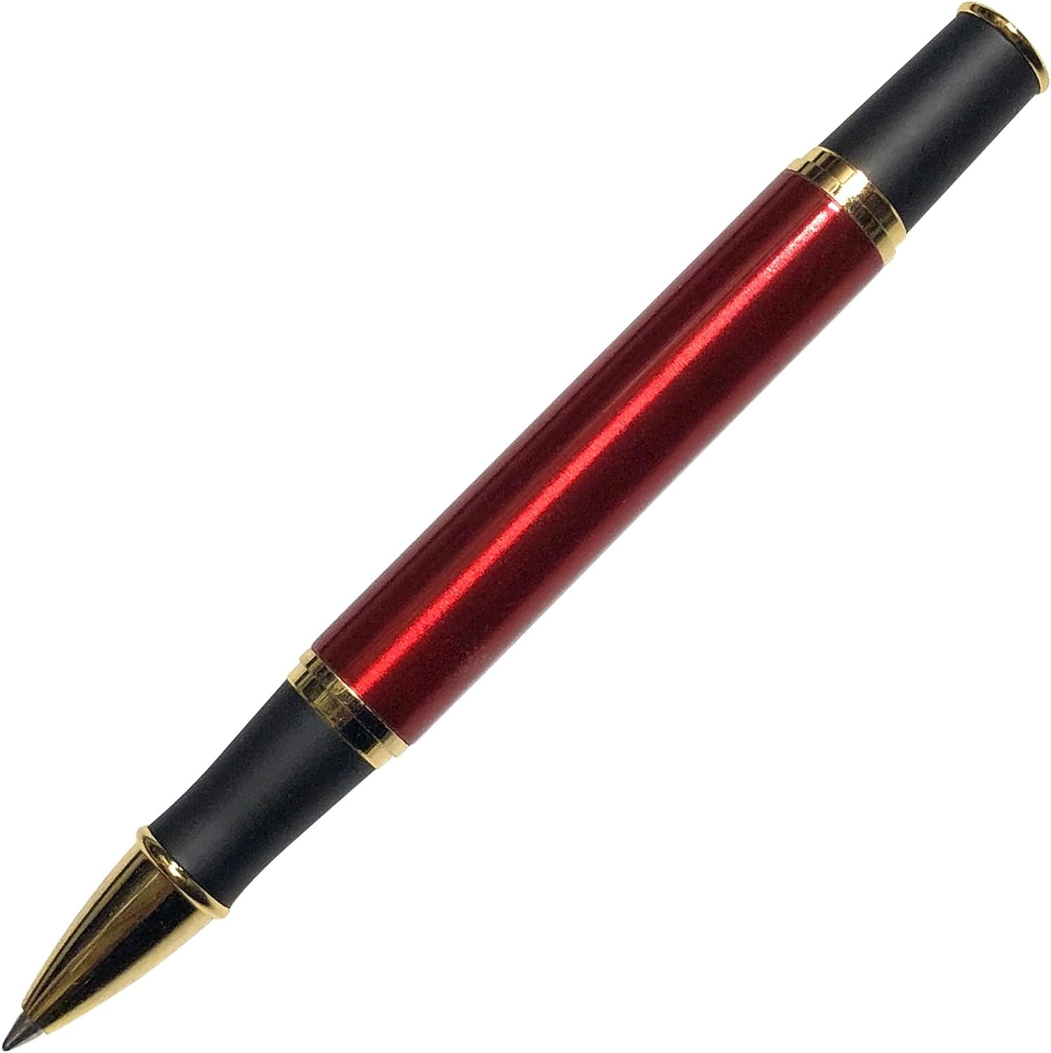 Gripper Rollerball Pen - Red with Anti Slip Grip (Budget Friendly Pen)
