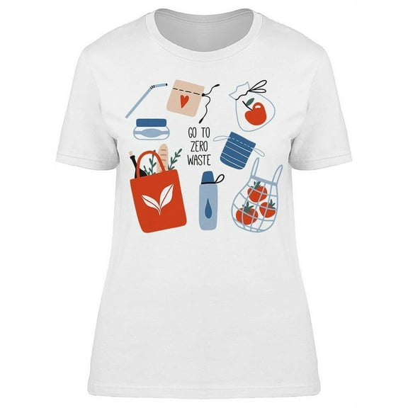 Go To Zero Waste T-Shirt Women -Image by Shutterstock, Female XX-Large