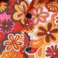 thumbnail image 5 of CONZONE Mens 70S Disco Buttons Down Shirts Long Sleeve Hippie Shirts for Men Trendy Floral Graphic Lapel Soft Lightweight Tops, 5 of 8