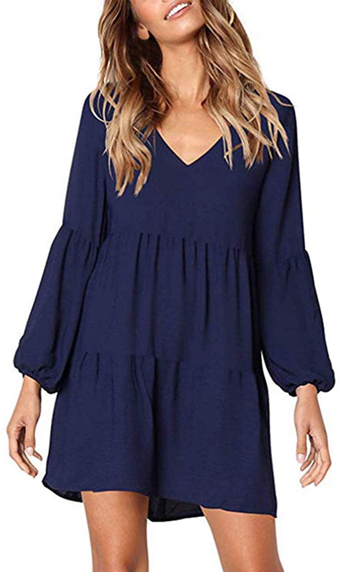 bell sleeve tunic dress