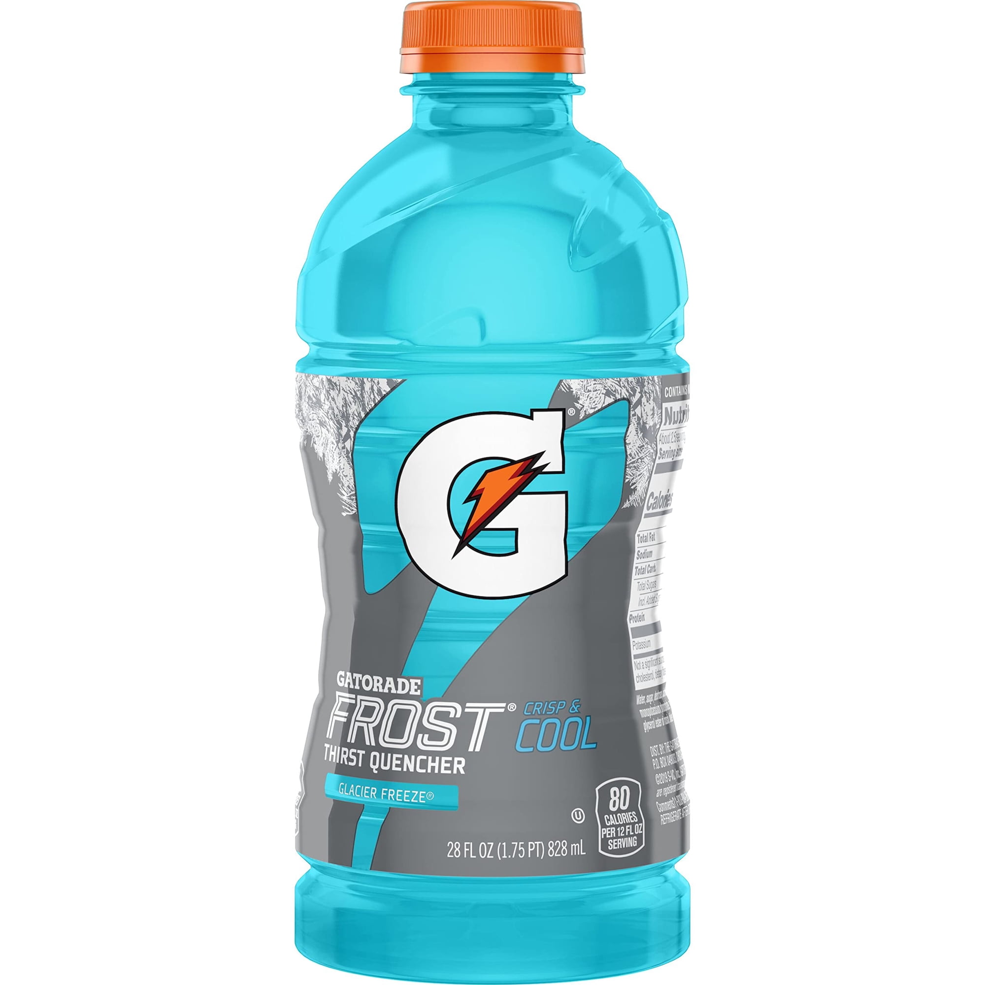 Gatorade Frost Blue Glacier Freeze Sports Drink Bottle 28 fl oz - Pack of 2