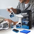 thumbnail image 1 of Kit de restauración de faros de coche 190ml – Kit de limpieza y pulido de faros para faros nublados, mejora la visibilidad nocturna, reacondicionamiento y protección casera de faros, 1 of 9