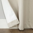 thumbnail image 3 of Sun Zero Cooper Textured Thermal-Lined Blackout Energy-Efficient Grommet Curtain Panel, 40"X84", Linen (Single Panel), 40"X84", Linen, 3 of 6