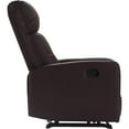 thumbnail image 5 of ClickDecor Henderson Leather Recliner Chair Dark Brown, 5 of 13