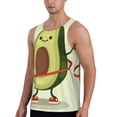 thumbnail image 2 of Haiem Avocado1 Men Workout Tank Top Gym Bodybuilding Sleeveless Muscle T Shirts Athletic Tank Breathable Workout Shirt-X-Large, 2 of 8