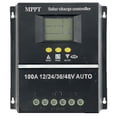thumbnail image 1 of Pwm 100a 12v 24v 36v 48v Controlador de carga de panel solar automático Cargador de batería solar fotovoltaico con pantalla LCD Mppt, 1 of 5