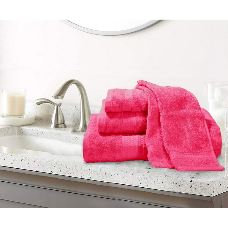 BELIZZI HOME Belizzi Home 8 Piece Towel Set 100% Ring Spun cotton, 2 Bath  Towels 27x54, 2 Hand Towels 16x28 and 4 Washcloths 13x13 - Ultra So