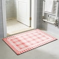 thumbnail image 4 of weibbin Bathroom Rug Bath Mat Soft Cozy Thick Bath Rug for Bathroom Easy Dry Rug for Bathtub Shower and Under Sink 23.62*15.75in, 4 of 7