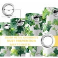 thumbnail image 6 of Country Leaves Blackout Curtains for Bedroom/Living Room, Thermal Insulated Kitchen Curtains, Watercolor Green Leaf Branches Vine Botanical Grommet Darkening Window Treatment Drapes 52"x72"x2, 6 of 8