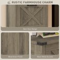 thumbnail image 4 of HOMCOM 3 Drawer File Cabinet Filing Cabinet for A4 Letter Size Grey Wash, 4 of 10