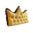 thumbnail image 1 of Velvet Embroidered Tufted Backrest Cushion for Headboard Sofa and Window Seat Comfort, 1 of 5