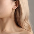 thumbnail image 1 of Boucles d'Oreilles en Acier Titane Boucles d'Oreilles Pâte en Forme de C Boucles d'Oreilles en Acier Inoxydable Boucles d'Oreilles en Acier Inoxydable pour Femmes, 1 of 3