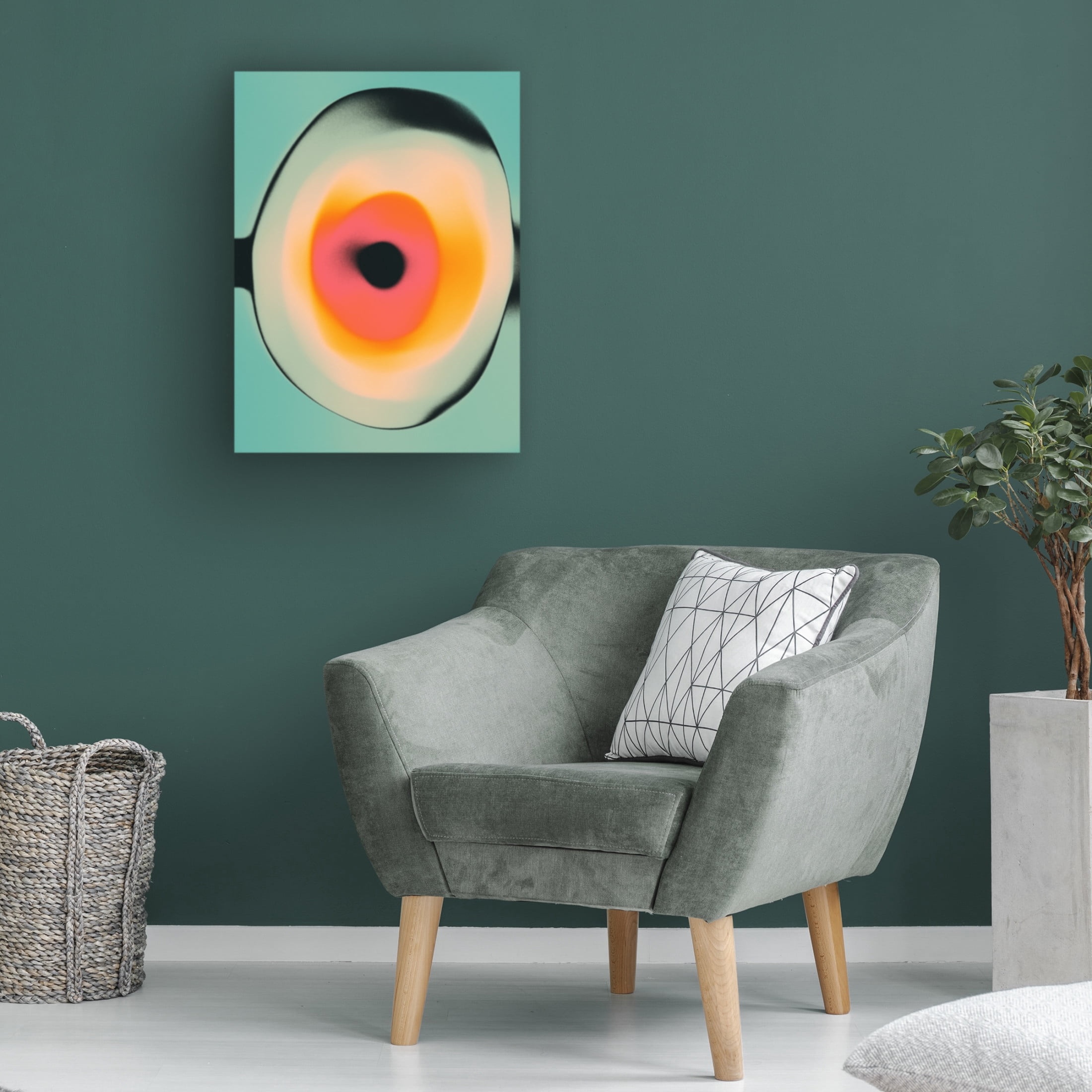 Trademark Fine Art Jazzberry Blue Interzone 1 Canvas Wall Art