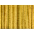 thumbnail image 1 of Ahgly Company Machine Washable Indoor Rectangle Oriental Yellow Modern Area Rugs, 7' x 9', 1 of 4