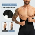 thumbnail image 2 of LALAMELON Waist Trainer for Men Shapewear Tummy Control Body Shaper Slimming Cincher with Hook Fajas Para Hombres, 2 of 6