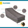 thumbnail image 4 of Duck Covers® Soteria Waterproof Outdoor Chaise Lounge Cover, 4 of 10