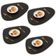 thumbnail image 1 of Juego de 4 manteles individuales de cuero para comedor, manteles individuales lavables y limpiables., 1 of 5