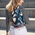thumbnail image 5 of Goofa The Nightmare Before Christmas Pattern Durable Canvas Daypack - High-Quality Vintage Backpack, Compact & Versatile for Travel and Everyday Use-Medium, 5 of 5