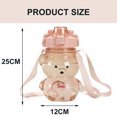 thumbnail image 2 of Gorro para el cabello seco absorbente suave, 140 uds., lindo oso de dibujos animados, microfibra súper suave, toalla de secado rápido para niños y adultos, 2 of 5