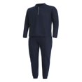 thumbnail image 4 of POINTERTECK Mens Long Sleeve Outfits Stand Collar Sweatshirt Top and Sweatpants Tracksuit Set, 4 of 9