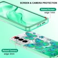 thumbnail image 6 of CASEFIV for Samsung Galaxy S26 Plus Case,Cute Butterfly Pattern Magnetic Phone Cover Translucent Slim Protective Case for Women Girls,Green Butterfly, 6 of 7