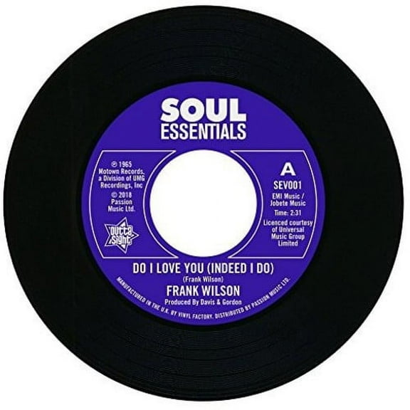 Frank Wilson - Do I Love You (Indeed I Do) / Sweeter As The Days Go By - Music & Performance - Vinyl [7-Inch]