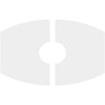 thumbnail image 4 of 18"W x 12"H x 4"ID x 9 3/4"C x 1"P Kailey Architectural Grade PVC Contemporary Ceiling Medallion, Two Piece, 4 of 11