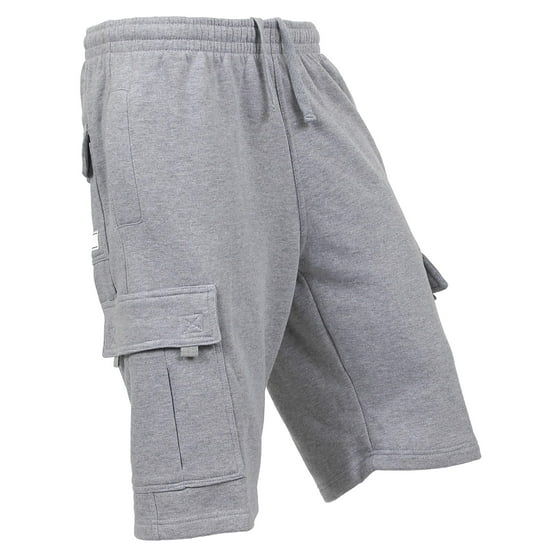 mens cargo sweat shorts