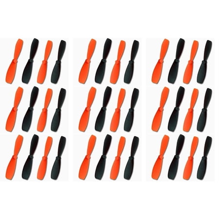 HobbyFlip Ultra Durable 55mm Propeller Blades Main QR Ladybird-Z-01 Compatible with Blue Mini Drone 9 Pack
