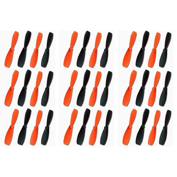 HobbyFlip Ultra Durable 55mm Propeller Blades Main QR Ladybird-Z-01 Compatible with Blue Mini Drone 9 Pack