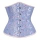 thumbnail image 1 of Corsé de mujer con brocado de jacquard y cordones para reducir la cintura debajo del busto, 1 of 5