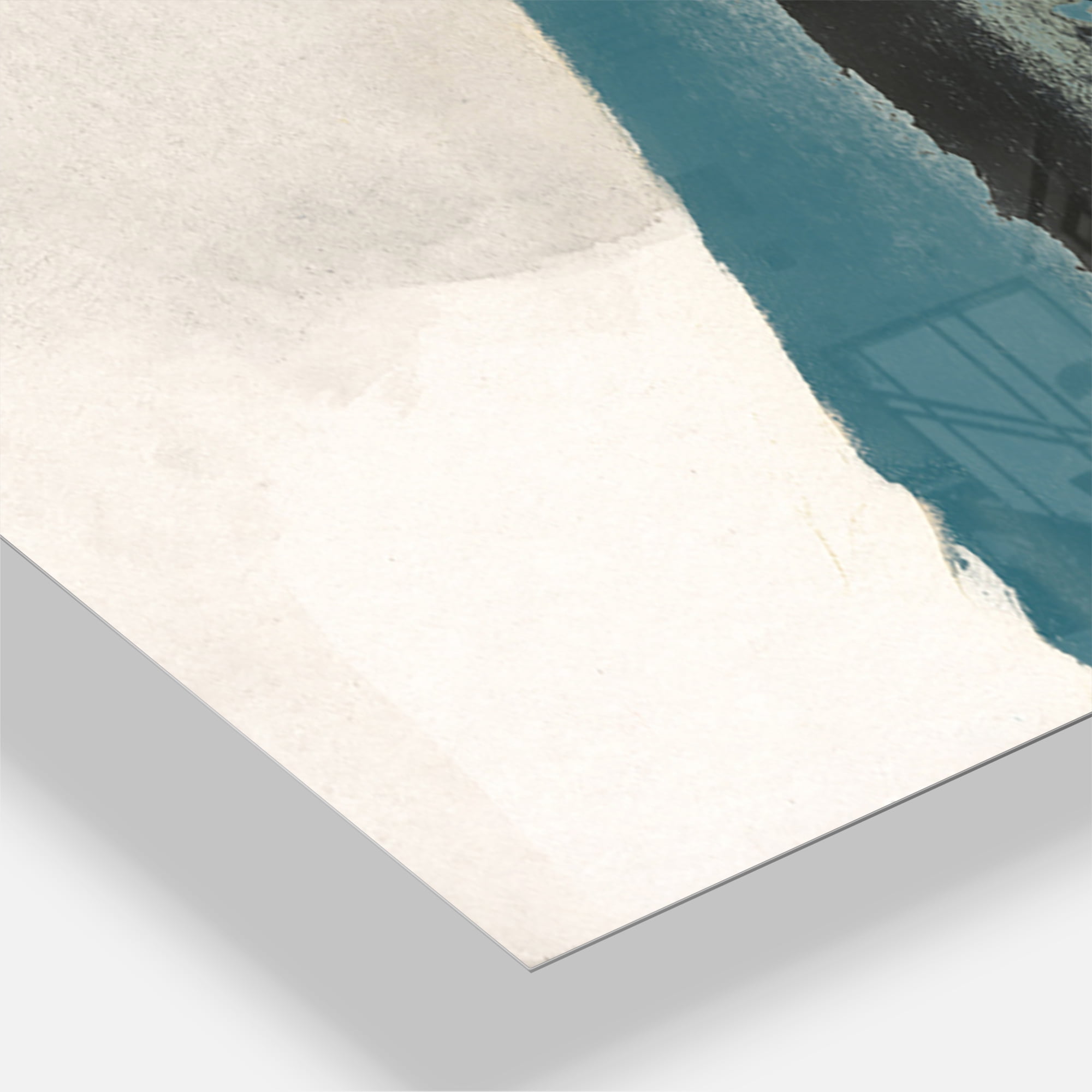 Designart 'Glam Cerulean I' Modern wall clock
