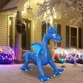 thumbnail image 4 of Decoración Inflable De Navidad, Dinosaurio Gigante, Decoración De Patio De Navidad Inflable Para Vacaciones De Navidad, Fiesta De Jardín Interior/Exterior Monstrate HA038685-00, 4 of 6