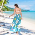 thumbnail image 7 of FORMRS Womens Beach Sarong Semi-Sheer Bikini Wrap Skirt Swimsuit Cover-ups, Small Daisy, 7 of 7