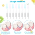 thumbnail image 4 of Cepillos interdentales Lanjue, 250 piezas, con estuche para limpieza de dientes, 4 of 7