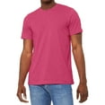 thumbnail image 4 of Hanes Beefy-T Short Sleeve T-Shirt for Men’s, Crewneck Casual Blank Shirt Wow Pink Tee, 3XL, 4 of 5