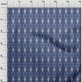 thumbnail image 3 of oneOone Cotton Poplin Twill Blue Fabric Asian Kilim Dress Material Fabric Print Fabric By The Yard 56 Inch Wide, 3 of 5