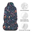 thumbnail image 5 of Sikiie Colorful Flowers Car Seat Protector 2 Pack Car Seat Cushion Mat, Car Seat Covers for SUV, Truck, Van, 5 of 7