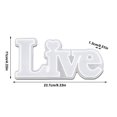 thumbnail image 4 of Portable Silicone Non-stick English Letter Making Epoxy Mold Casting Mousse Jewelry Making Mould Baking Decoration Bakeware Tool Gift MD3303, 4 of 7