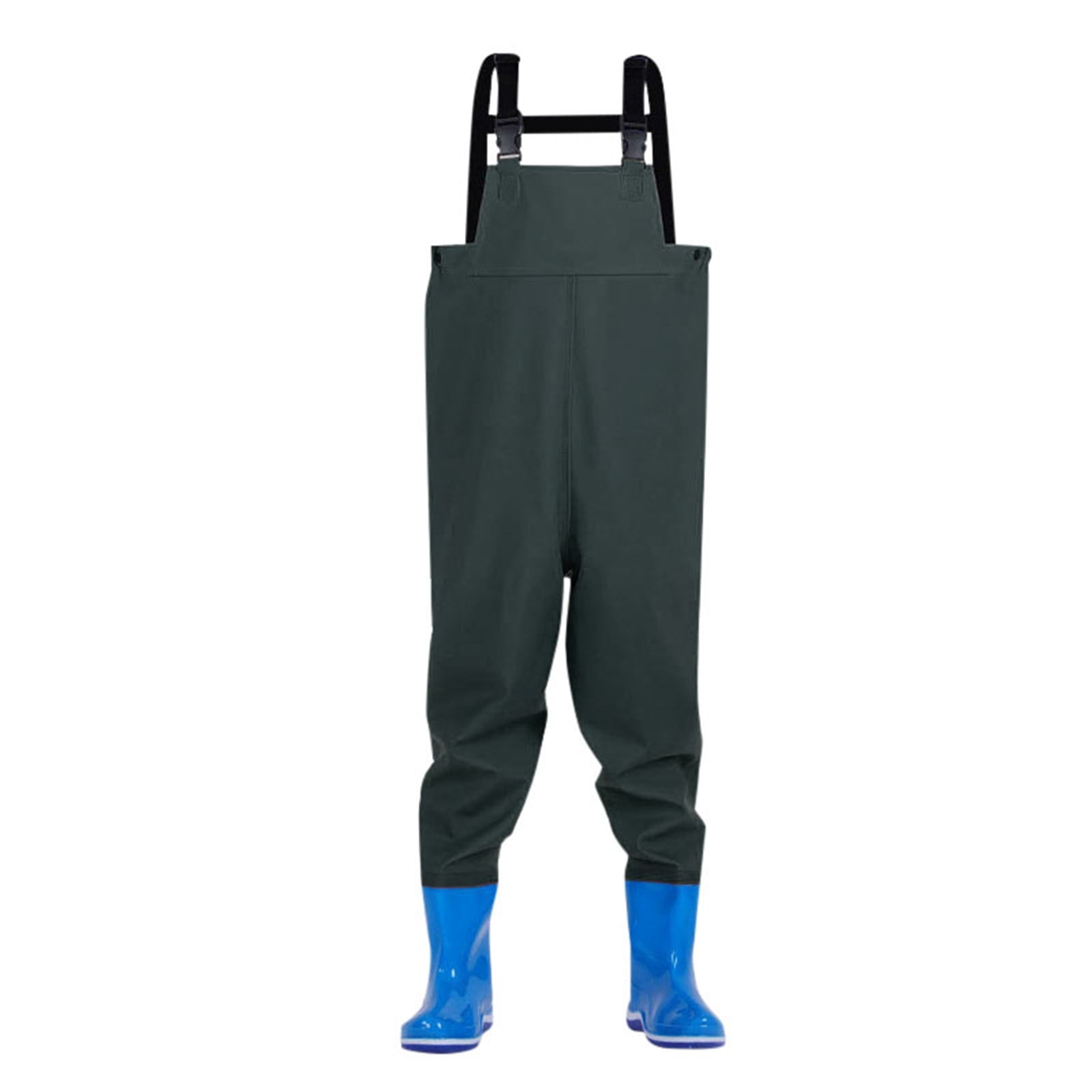 Lojoutye 2025 Kids Chest Waders Youth Baby Clothes Fishing Waders for one Baby Outfit Water Proof Waders Clothes 18 Months with Boots