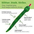 thumbnail image 3 of Catstages Kicker Constrictor Cat Toy with Catnip & Dental Mesh, Crinkle Plush, 15”, 3 of 4