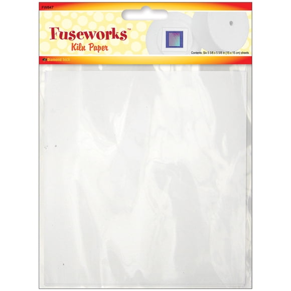 Fuseworks Kiln Paper 5.625"X5.625" 4/Pkg-