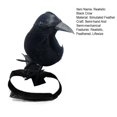 thumbnail image 3 of Jubilant  Black Decoration for Yard Lifesize Realistic Black Crow Decoration Halloween Prop with Bendable Feet for Indoor/outdoor for Haunted for Halloween, 3 of 8